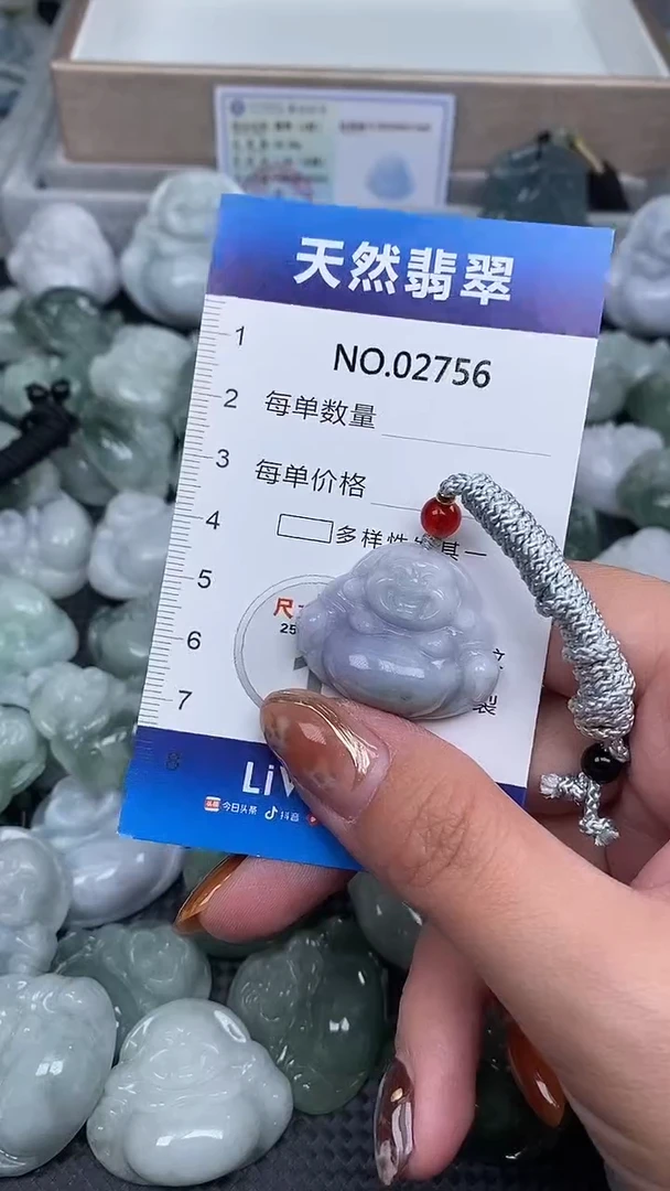 颈饰未镶嵌翡翠天然翡翠2756