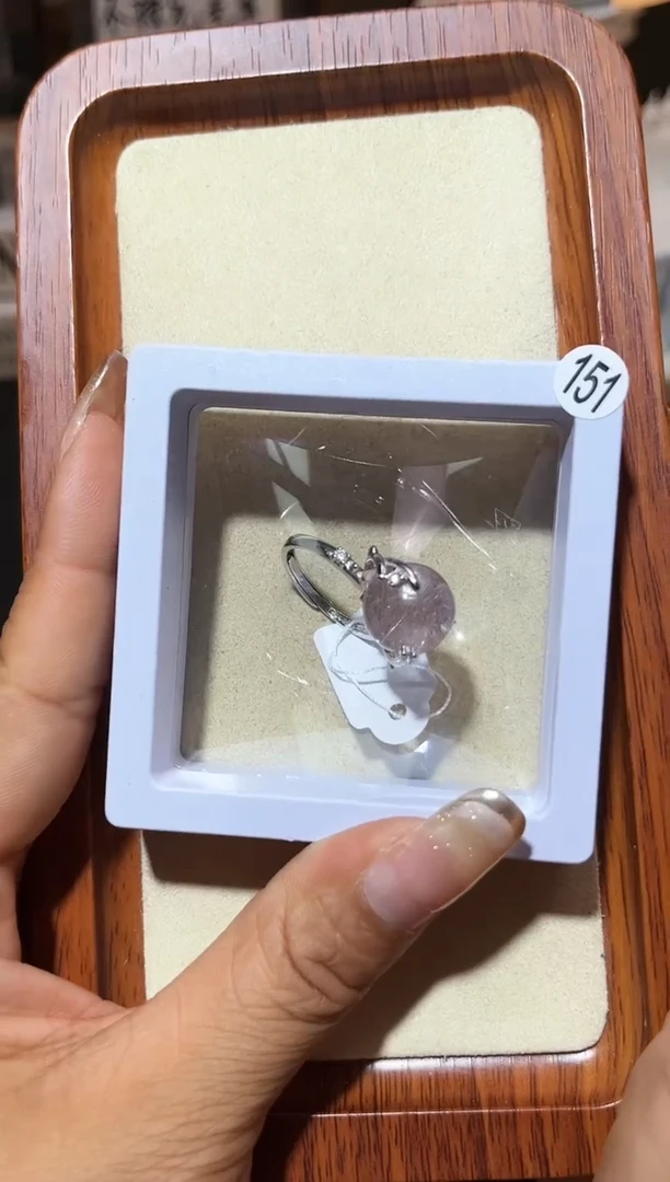 【闪购商品】水晶戒指银S925镶嵌定制