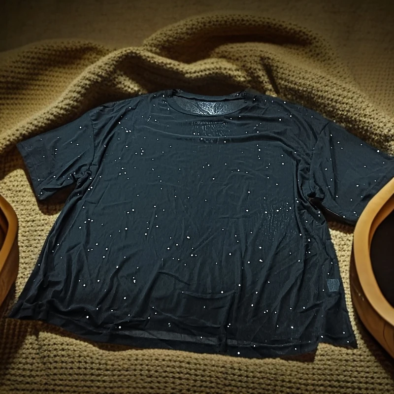 大星透明外贸原单半袖小衫