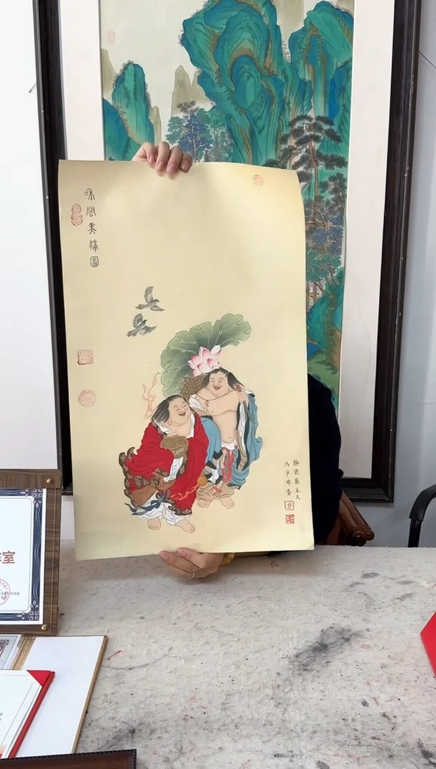 国画马老师作品分享