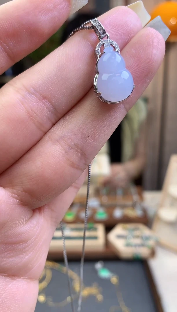 翡翠银S925镶嵌吊坠(不含链)吊坠