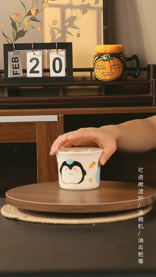 陶瓷景德镇高温釉下彩纯手绘创意瓷