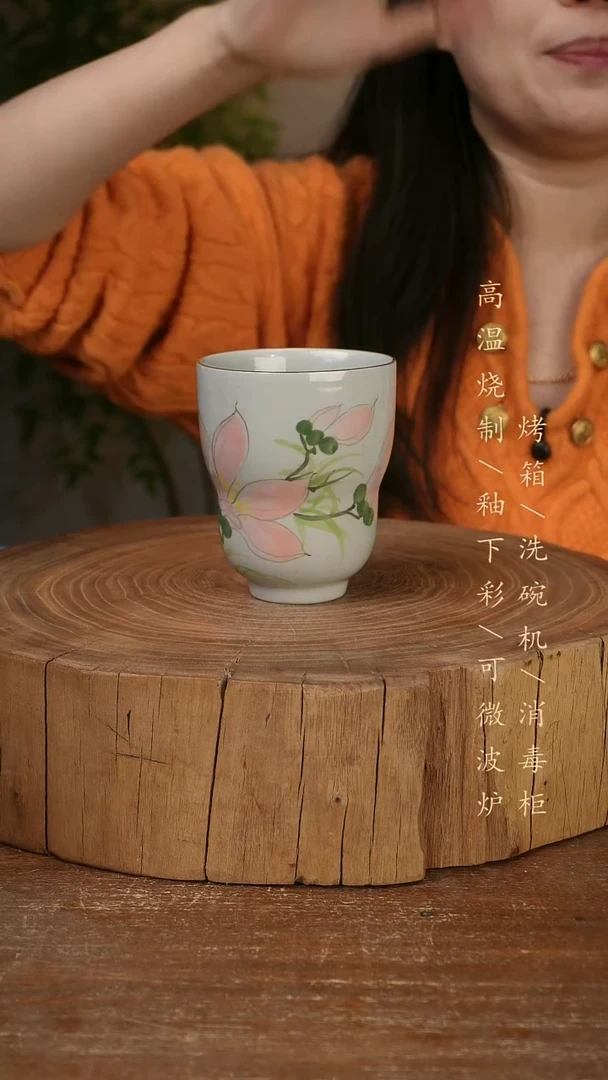 碗瓷景德镇手工手绘高温瓷釉下彩