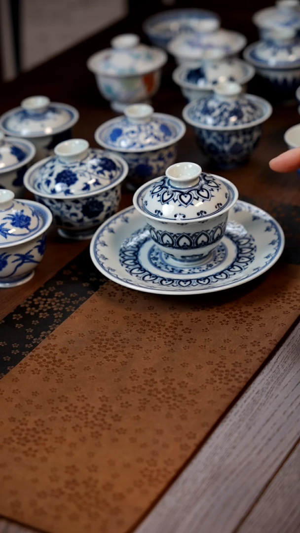 【闪购商品】宝相壶承＋盖碗111111111