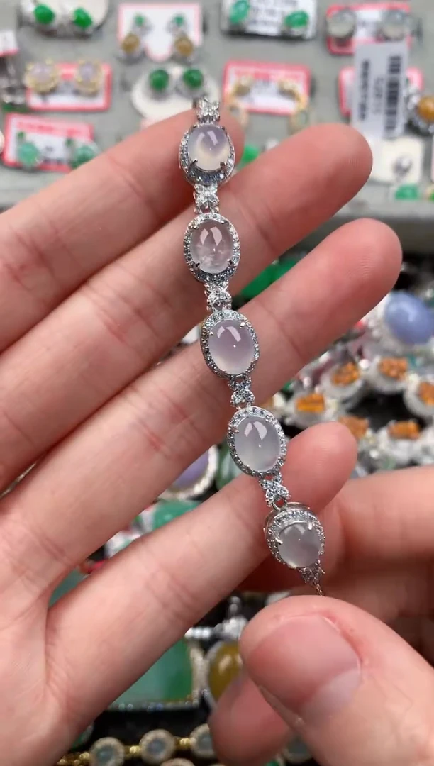 银S925镶嵌戒指翡翠888---9