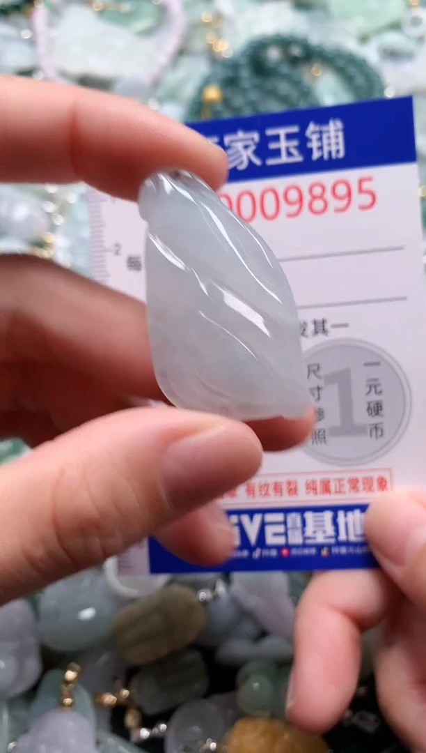 翡翠未镶嵌吊坠(不含链)9895