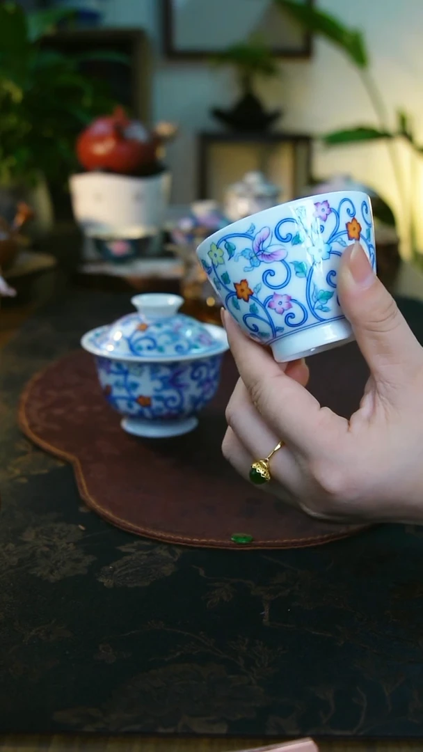 斗彩蝶恋花主人杯11111111