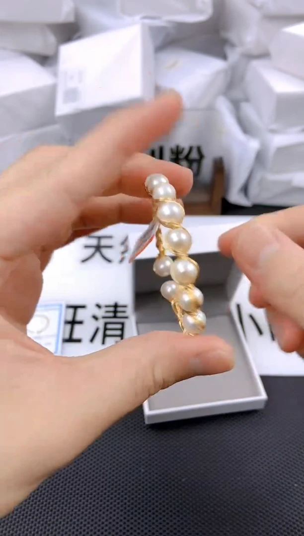 未镶嵌耳饰淡水珍珠sl1007
