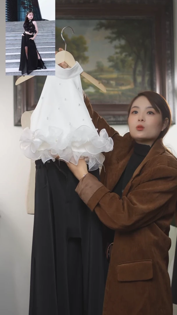 130码黑色一套艺桐轩儿童礼服