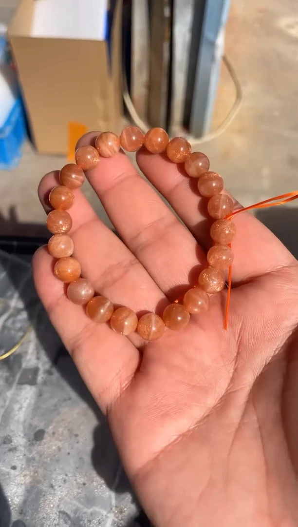 【闪购商品】水晶手串卡9mm+未镶嵌天然金太阳手串拍3单99发1