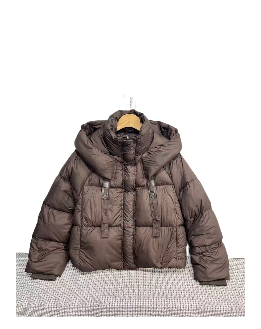 C 88020  短款  时尚  纯色  简约  保暖  羽绒服