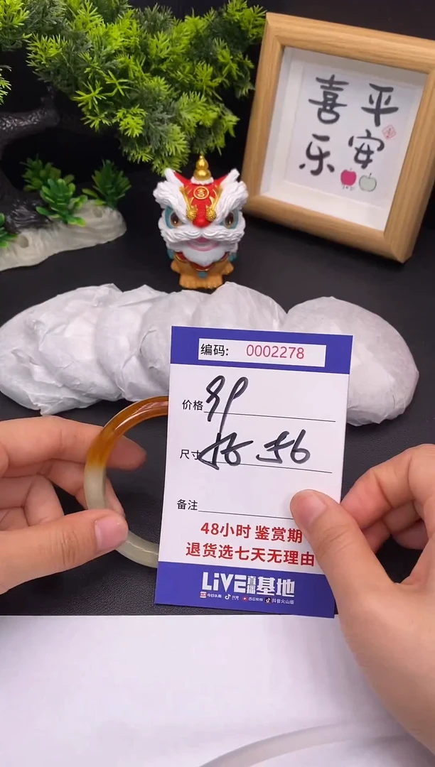未镶嵌手镯翡翠0002278