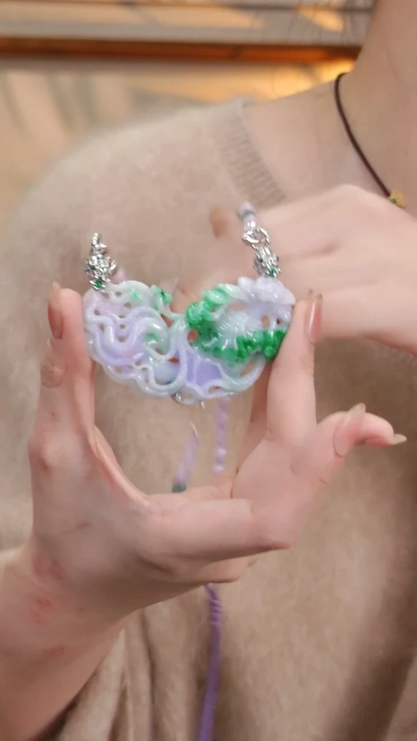 颈饰未镶嵌翡翠国风