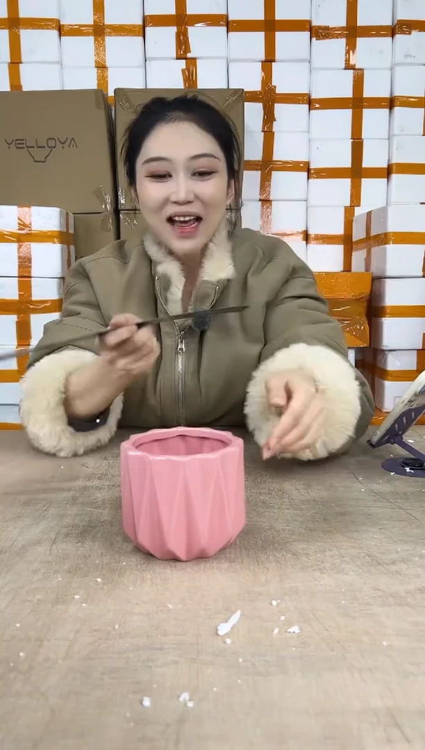 菱形粉色小号13x11