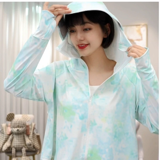 【冰清蓝】大帽檐夏季定制款透气百搭防晒衣防紫外线
