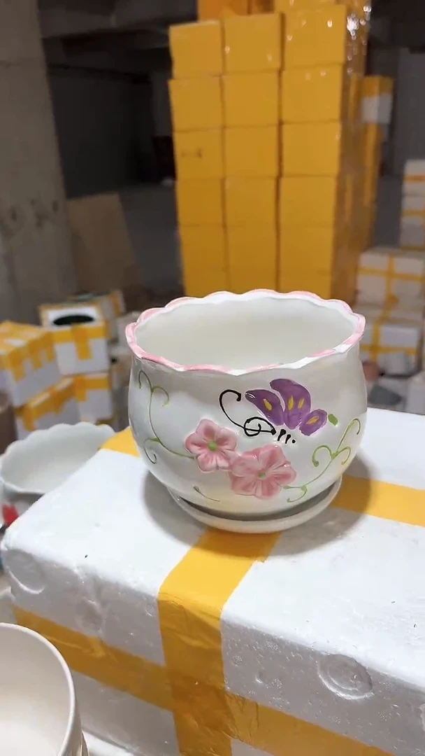 高温陶瓷花盆+Q104