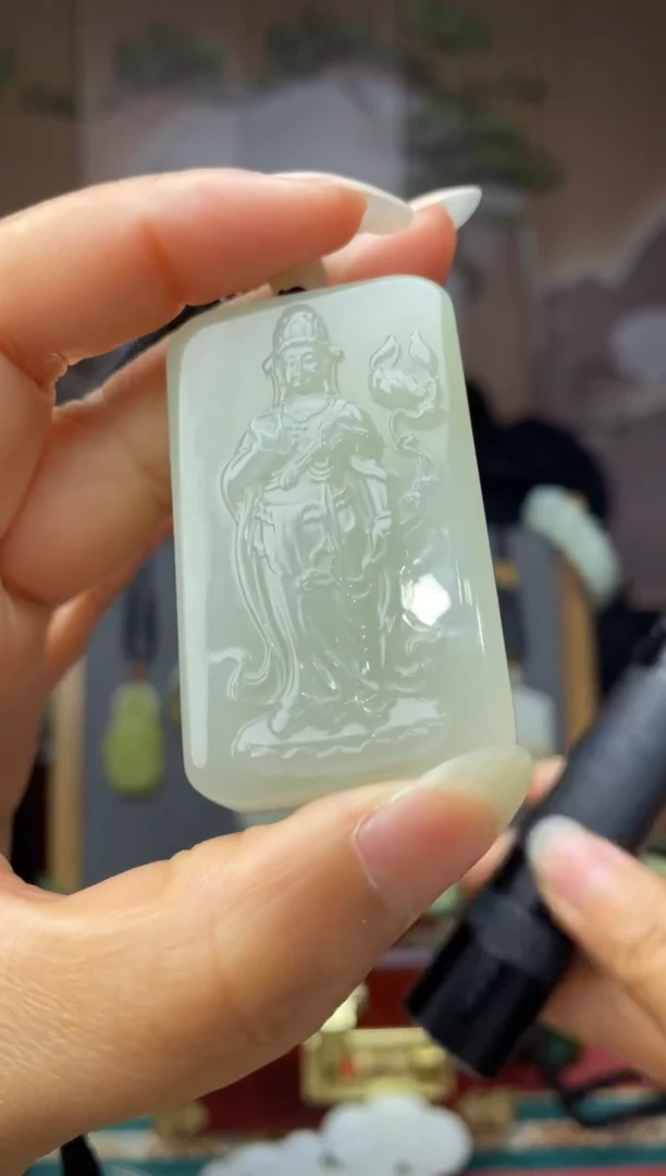 颈饰未镶嵌和田玉拍一发一