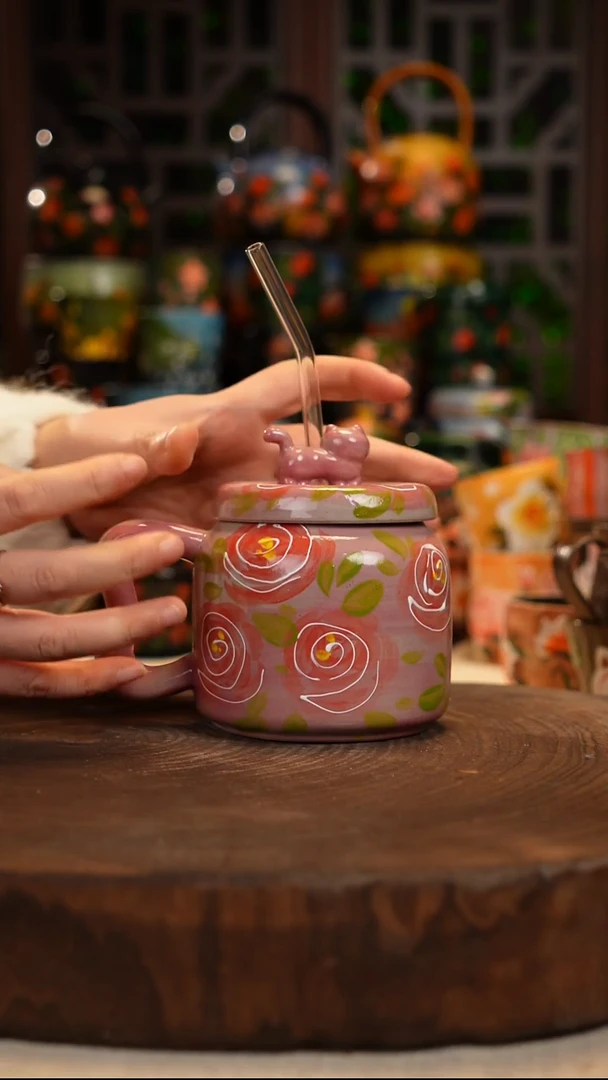 油画 手绘 釉下彩