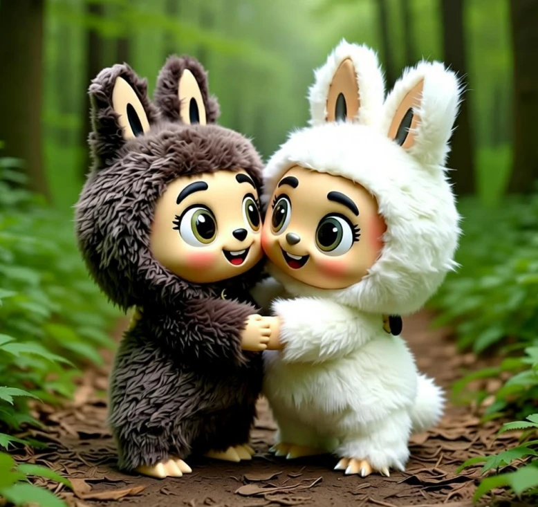 58厘米中古搪胶毛绒玩偶 装饰