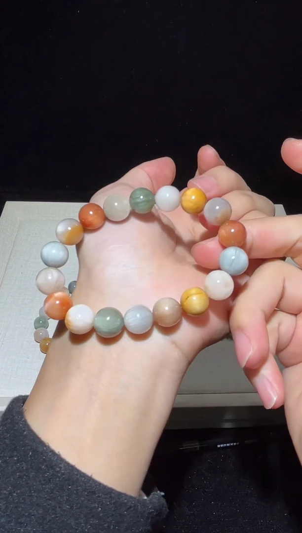 未镶嵌手串水晶153彩兔毛出厂价默认微瑕不退换11+