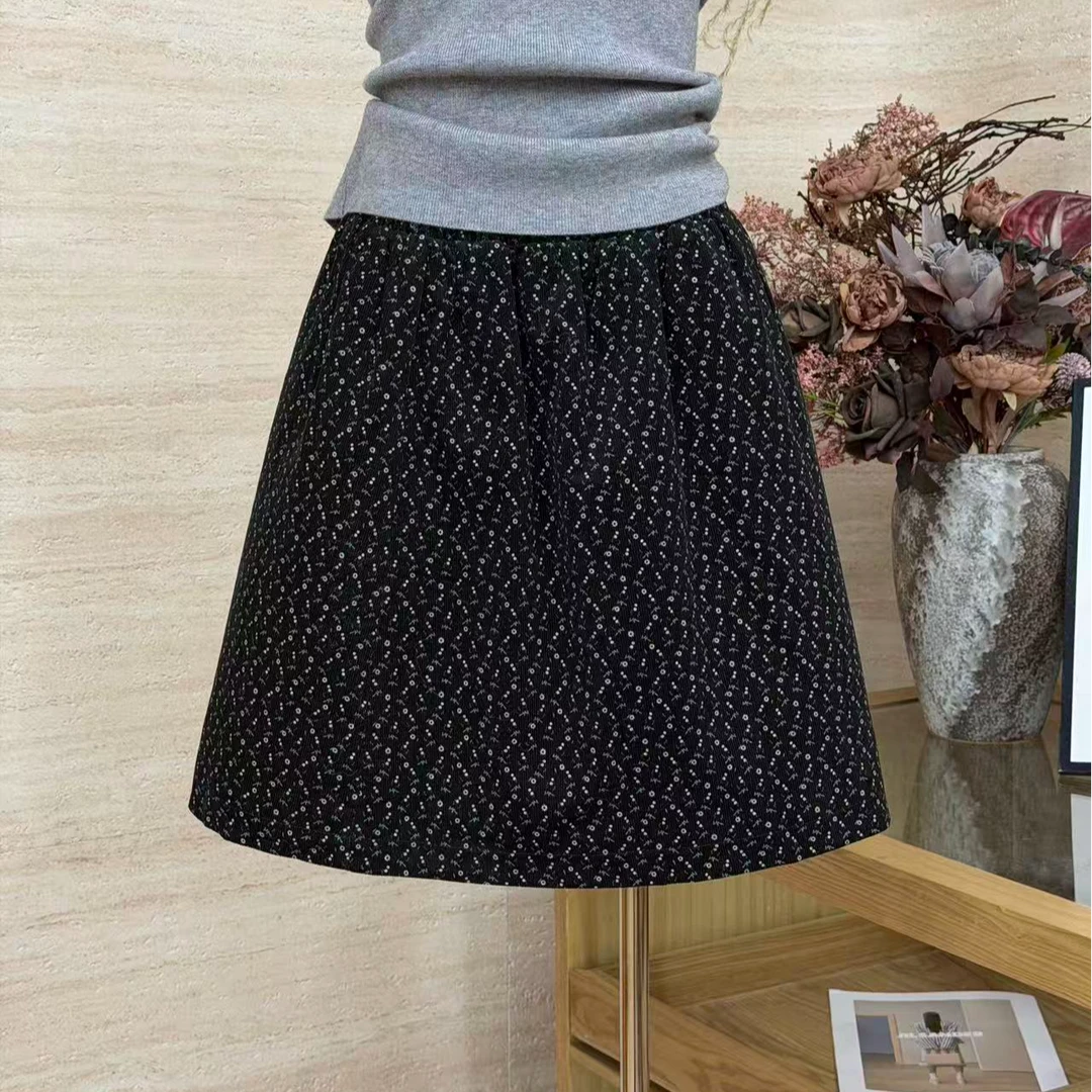 【墨染星碎】百搭显瘦半裙-024