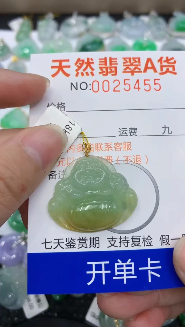【闪购商品】翡翠颈饰18K金镶嵌111111111111