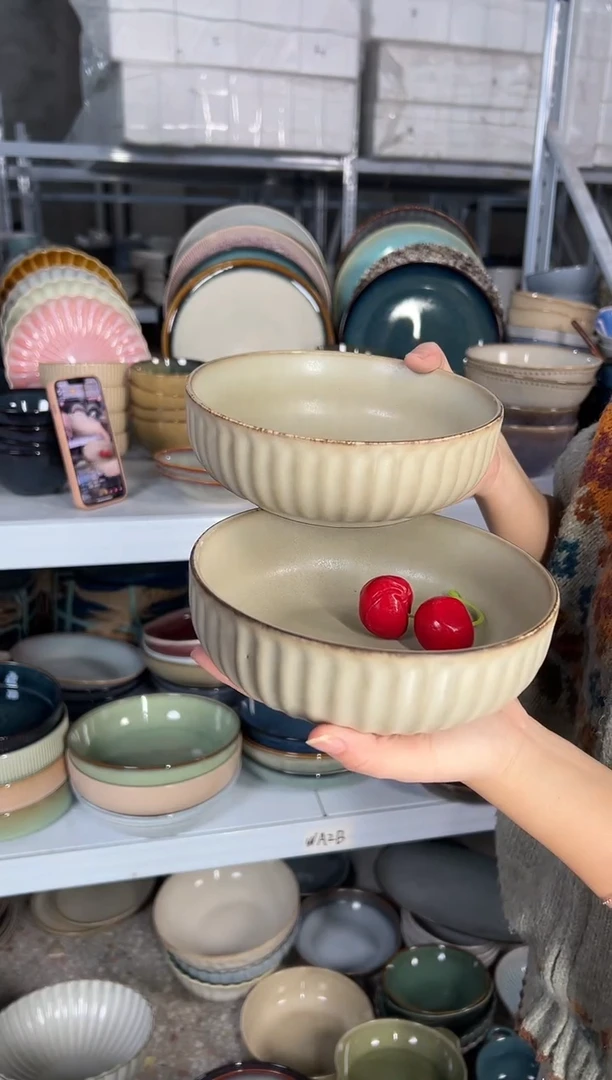 陶瓷外贸尾货瑕疵满20包邮重瑕特价孤品清仓X2面碗