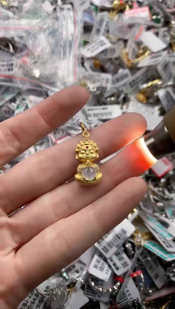银S925镶嵌戒指翡翠777    7