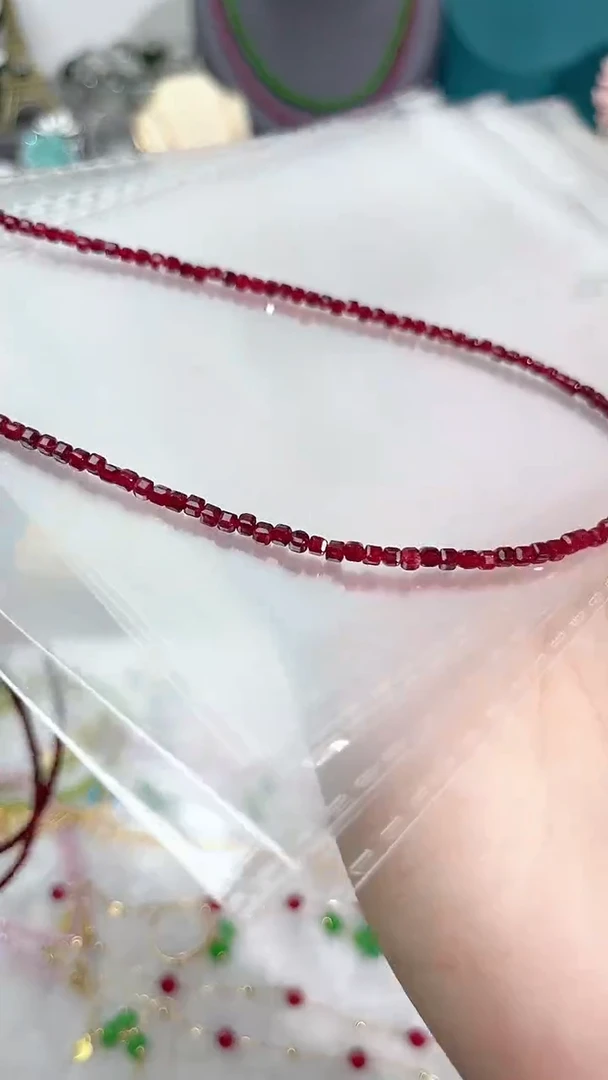 【闪购商品】红宝石颈饰银S925镶嵌姨妈99
