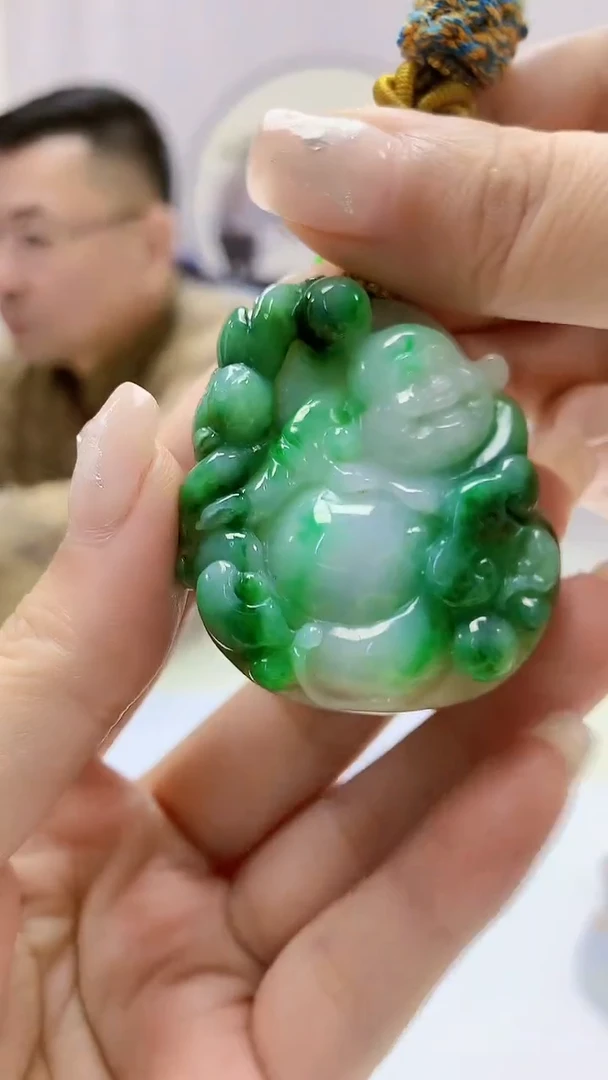 定制翡翠未镶嵌5124ms-毛货75佛公