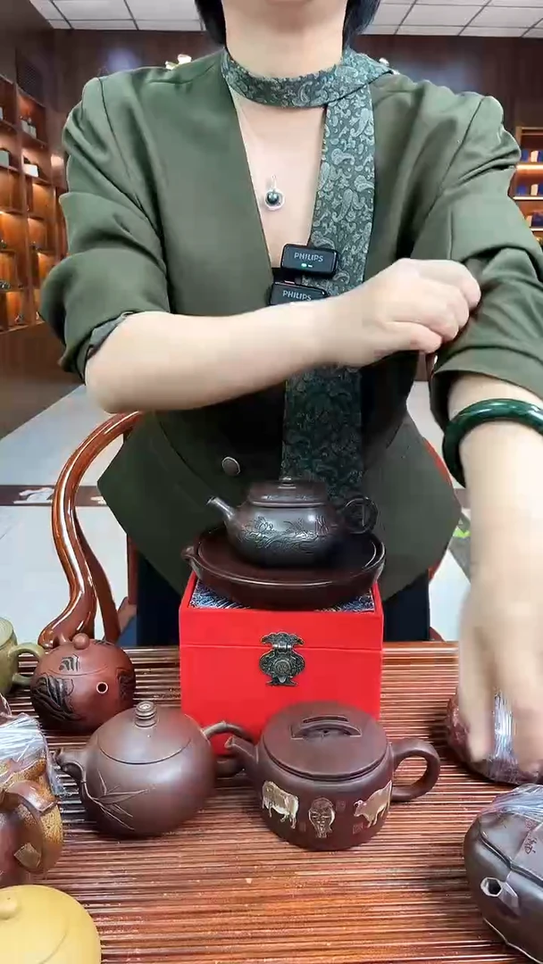 【闪购商品】紫砂茶壶韵乾坤家藏紫茄泥紫砂壶