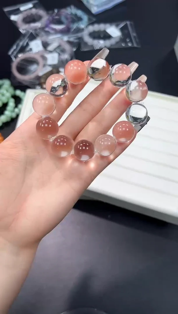 水晶手串未镶嵌76a多样性发其一【1条】默认微瑕