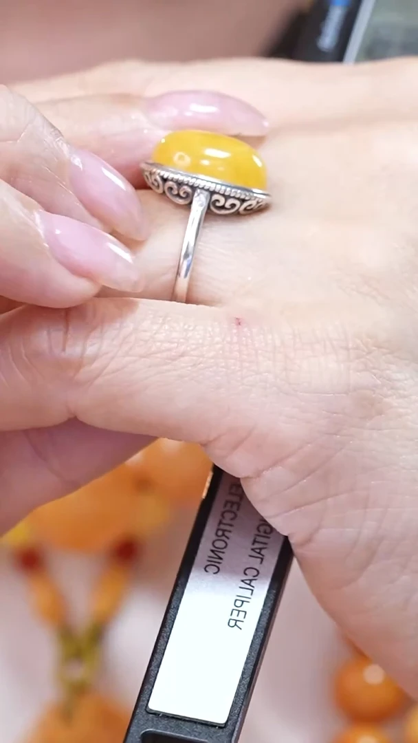 蜜蜡颈饰银S925镶嵌9518天然蜜蜡珠宝奇石云端妖孽全部保真