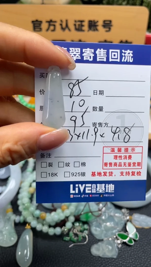 颈饰未镶嵌翡翠10151110
