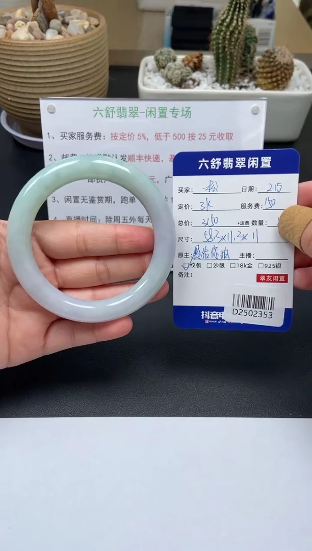 【闪购商品】翡翠手镯未镶嵌D2502353