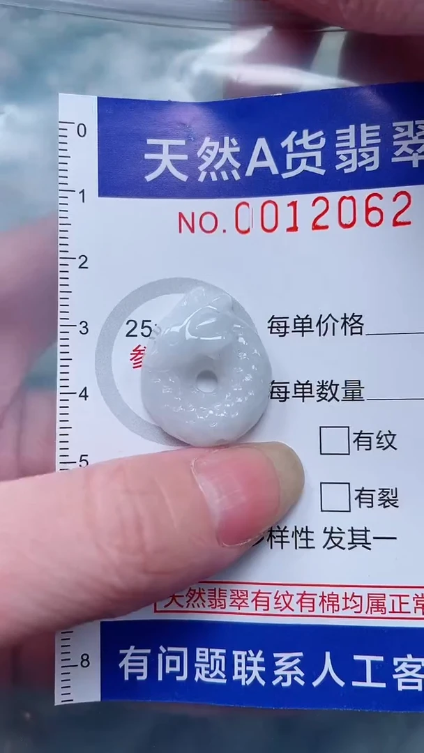 翡翠未镶嵌吊坠(不含链)1