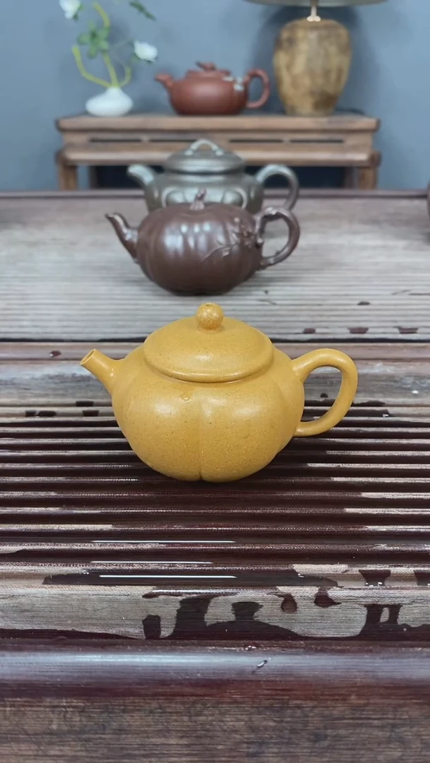茶壶紫砂黄金段140
