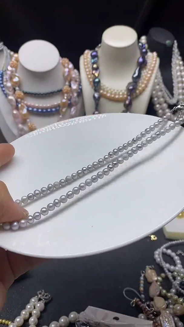 颈饰未镶嵌淡水珍珠多人