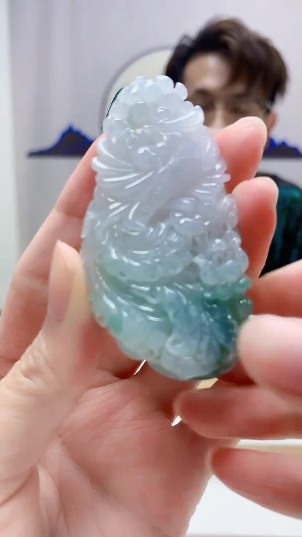 未镶嵌定制翡翠5159zm-毛货挂件134
