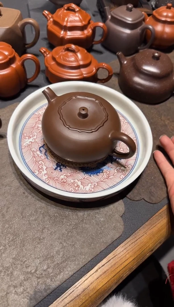 【闪购商品】紫砂茶壶柿柿如意