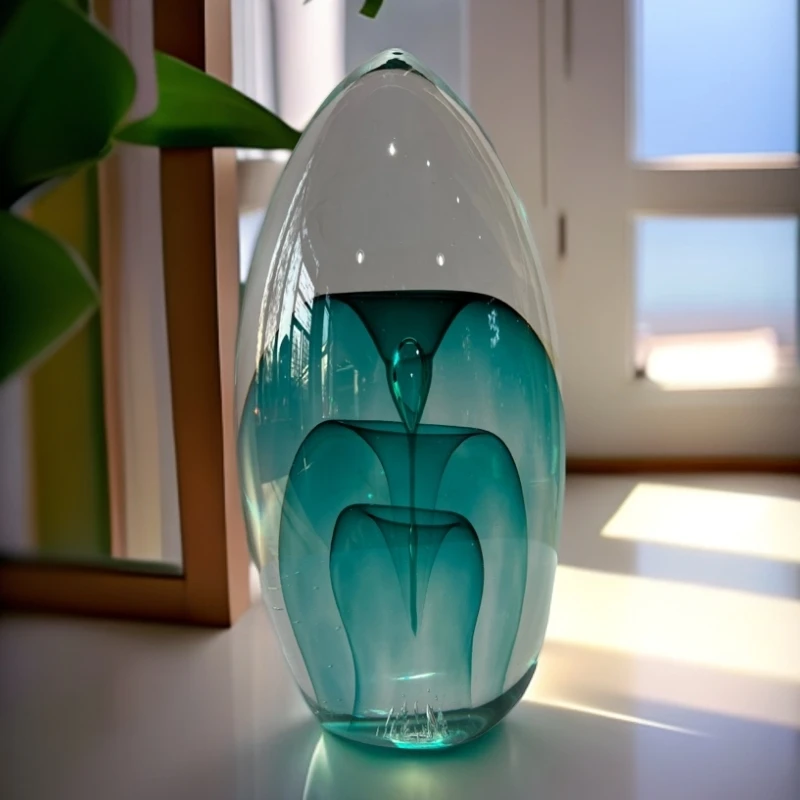 意式极简现代轻奢艺术水晶琉璃水滴石穿