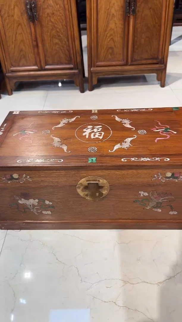 【闪购商品】木木艺60五福底座翻盖箱850.88