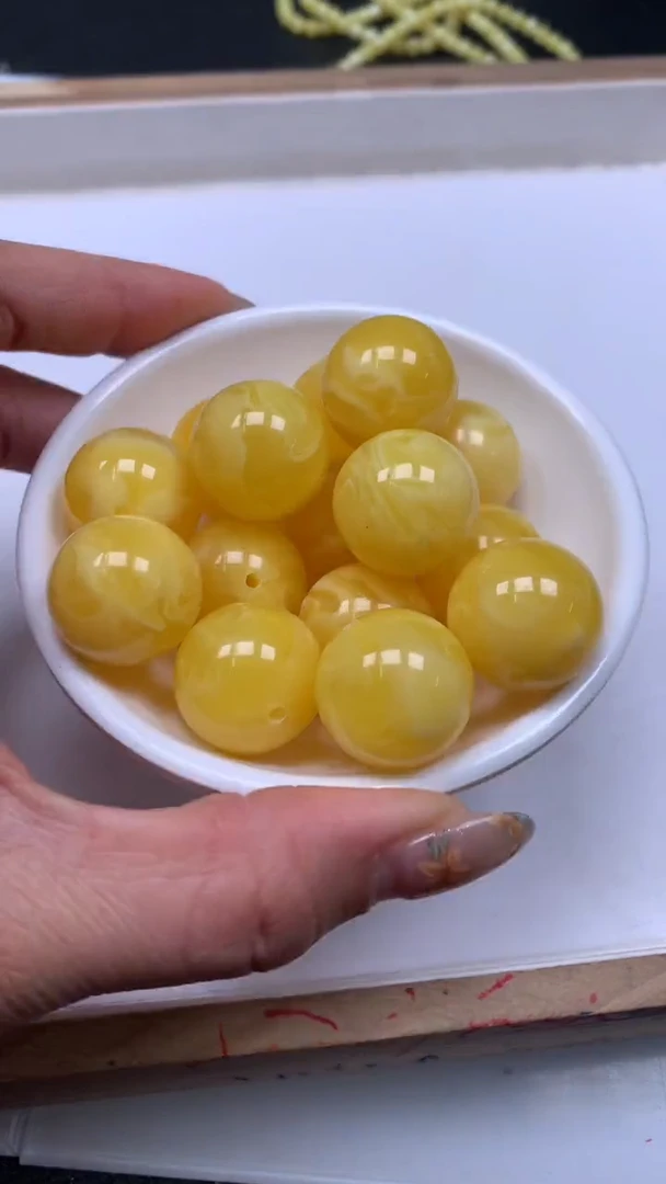 裸石蜜蜡未镶嵌C578 白花蜡20mm1个8.8元