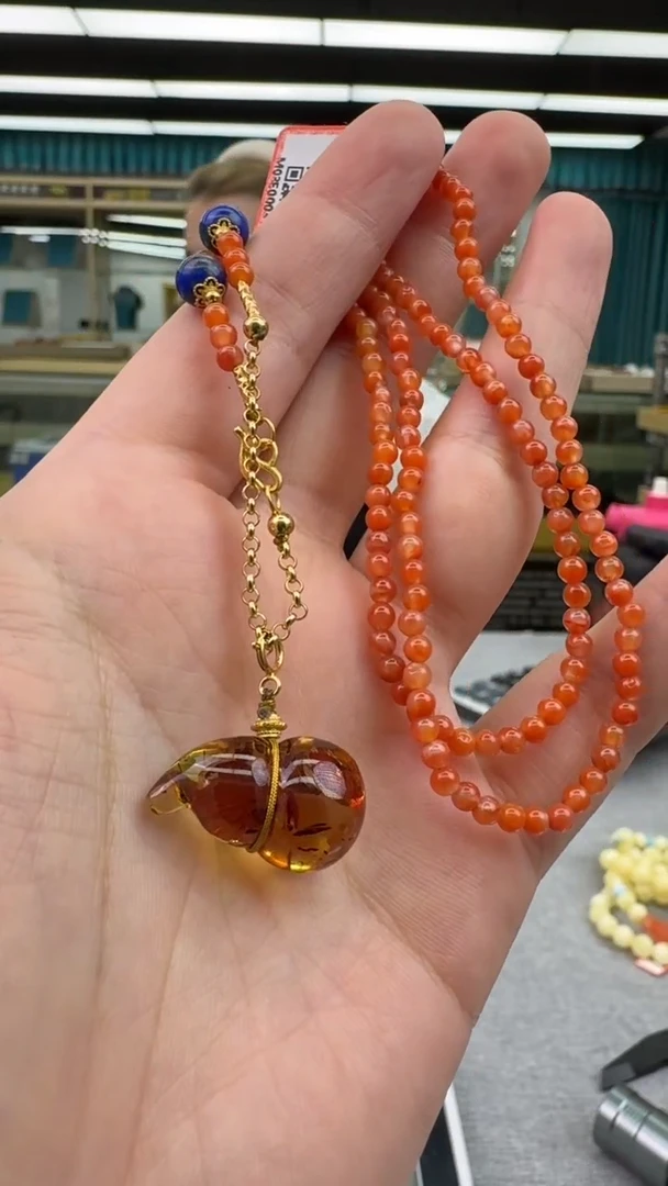 未镶嵌颈饰琥珀194秒拍号