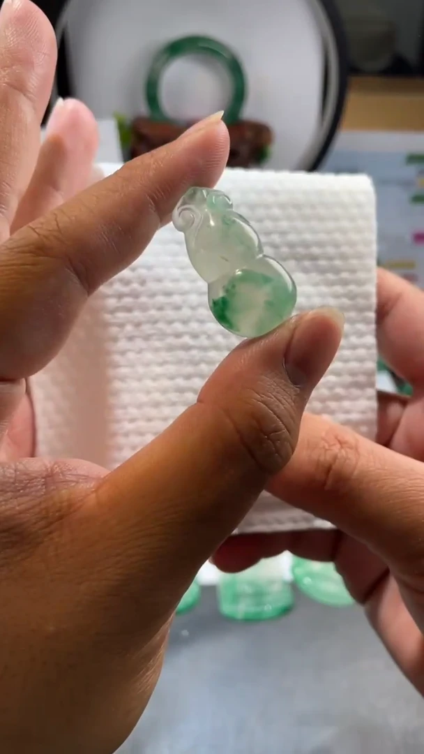 【闪购商品】石英质玉项链未镶嵌2非洲翠