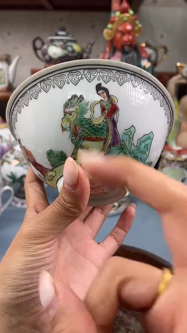 瓷片微瑕慎拍景德镇窑老厂瓷器单件