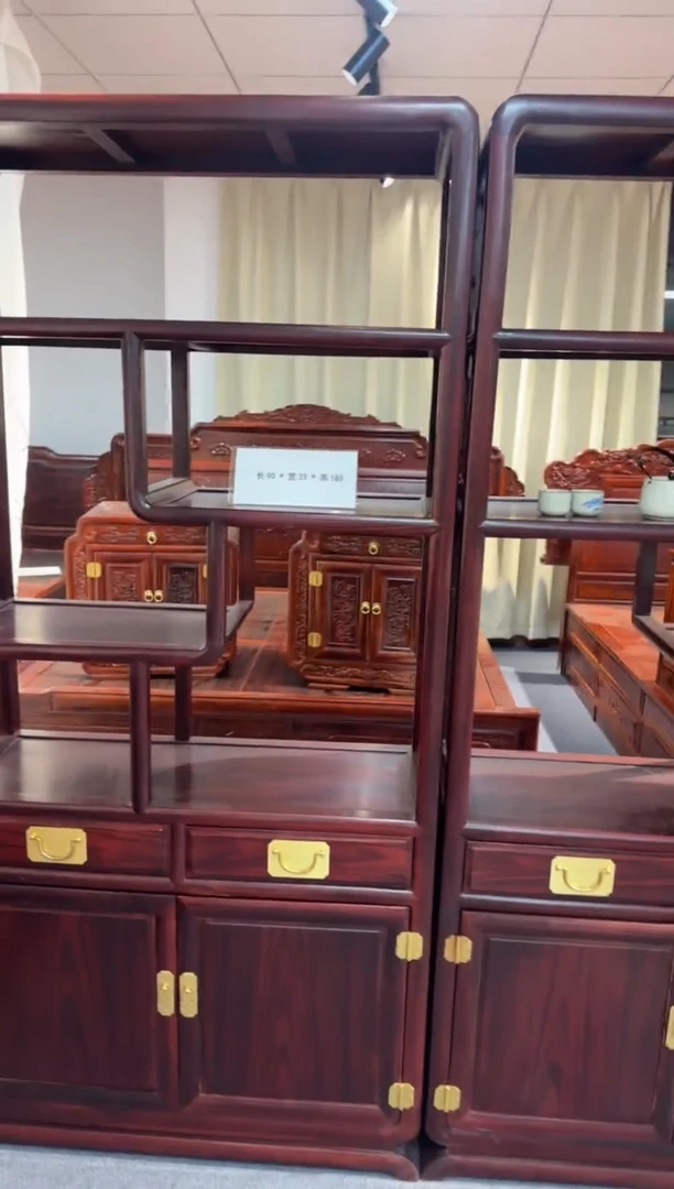 黑酸枝木类家具185单个博古架