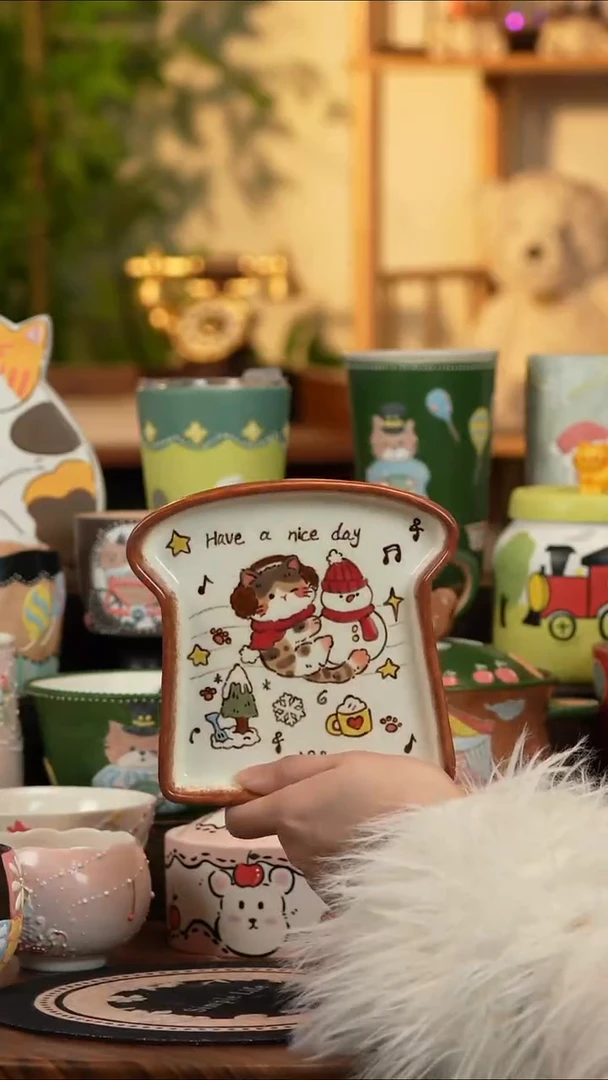 瓷片瓷Y033景德镇原创手工陶瓷