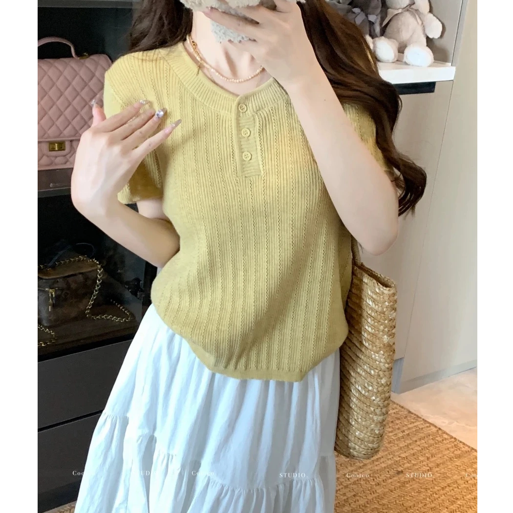 NO退NO换！！全场大清~【诚】百搭显瘦小众时尚修身针织毛衣