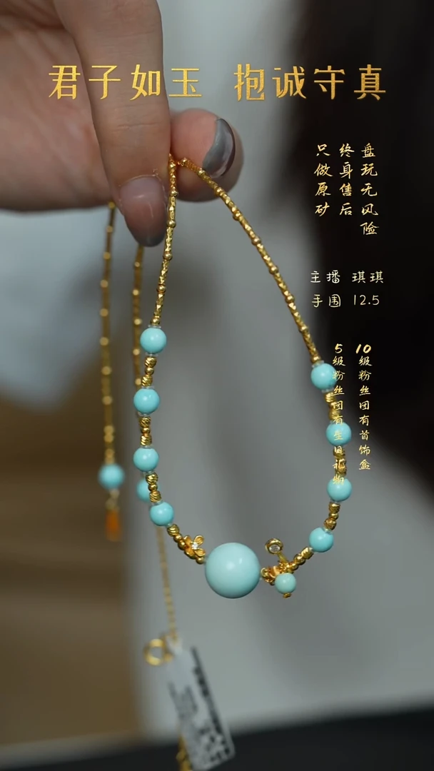 银S925镶嵌绿松石F72（多样性发一件）项链